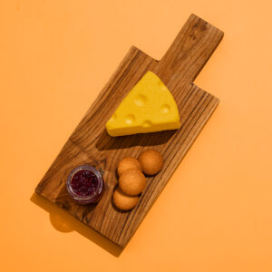 Gruyère Cheesecake Board