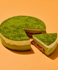 Matcha Strawberry Cheesecake